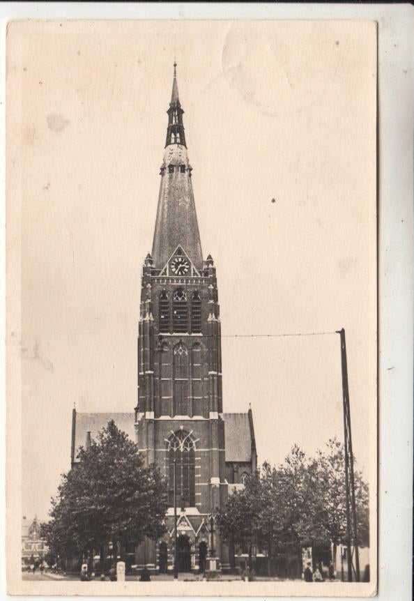 Eindhoven, Kerk Stratumschedijk, Verzamelen, Ophalen of Verzenden, 1940 tot 1960, Gelopen, Noord-Brabant
