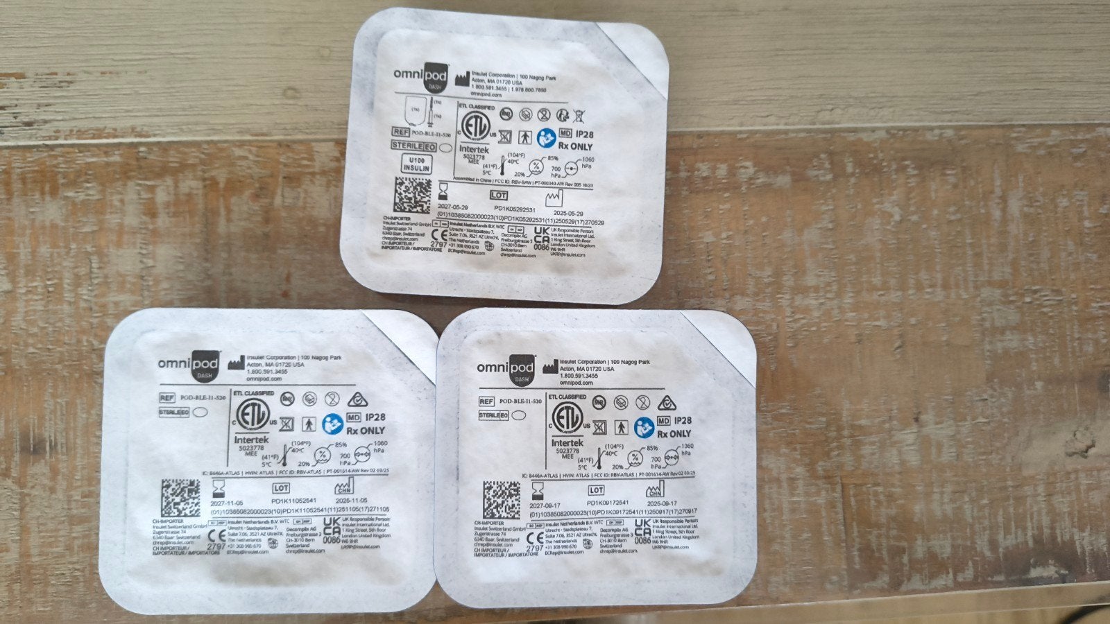 3 losse Omnipod Dash, Diversen, Ophalen of Verzenden