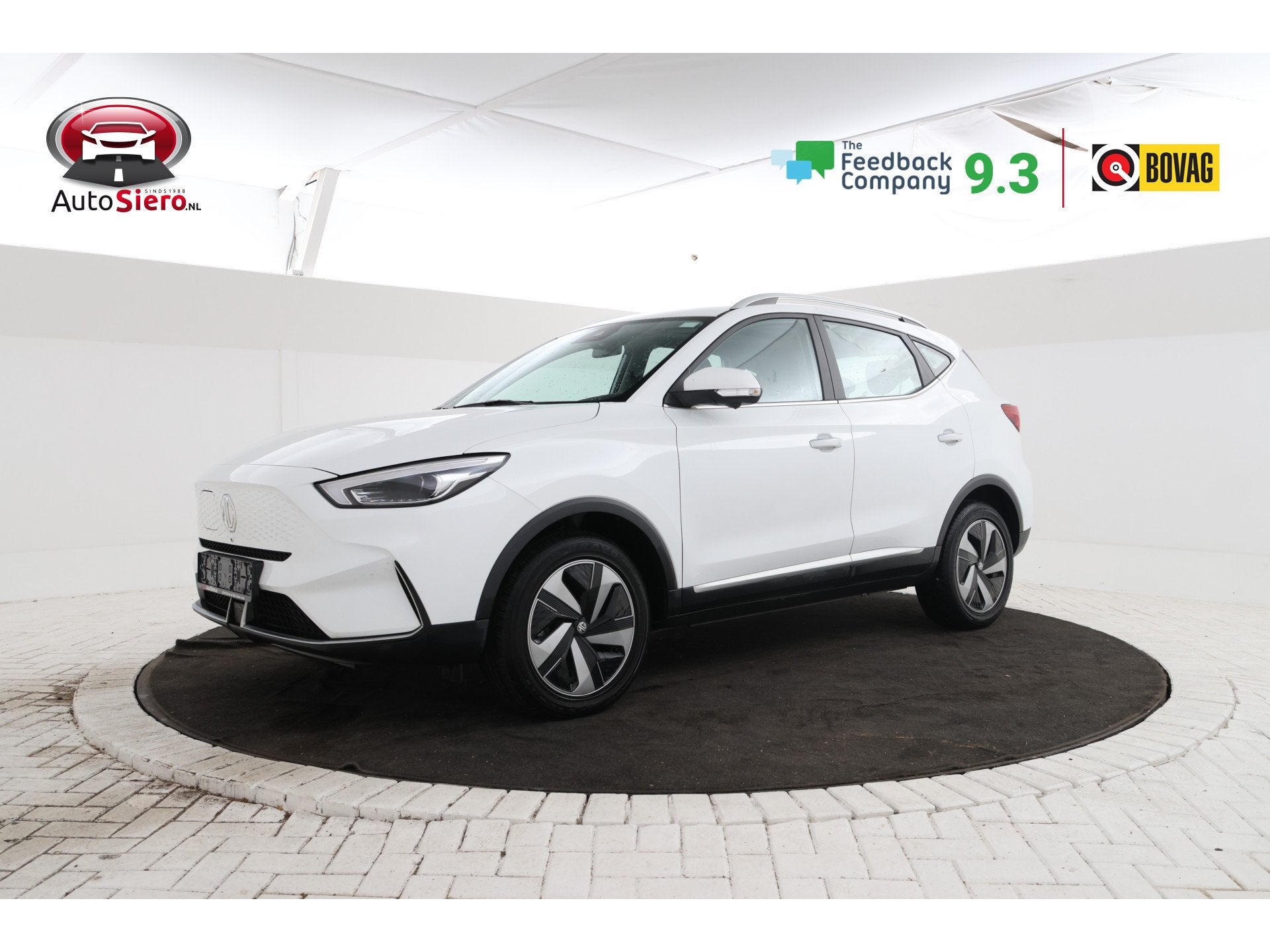 MG Mg zs ev EV Long Range Luxury 70 kWh Panorama, 360 camera, Auto's, Gebruikt, Met garantie (alle), ZS, Zwart