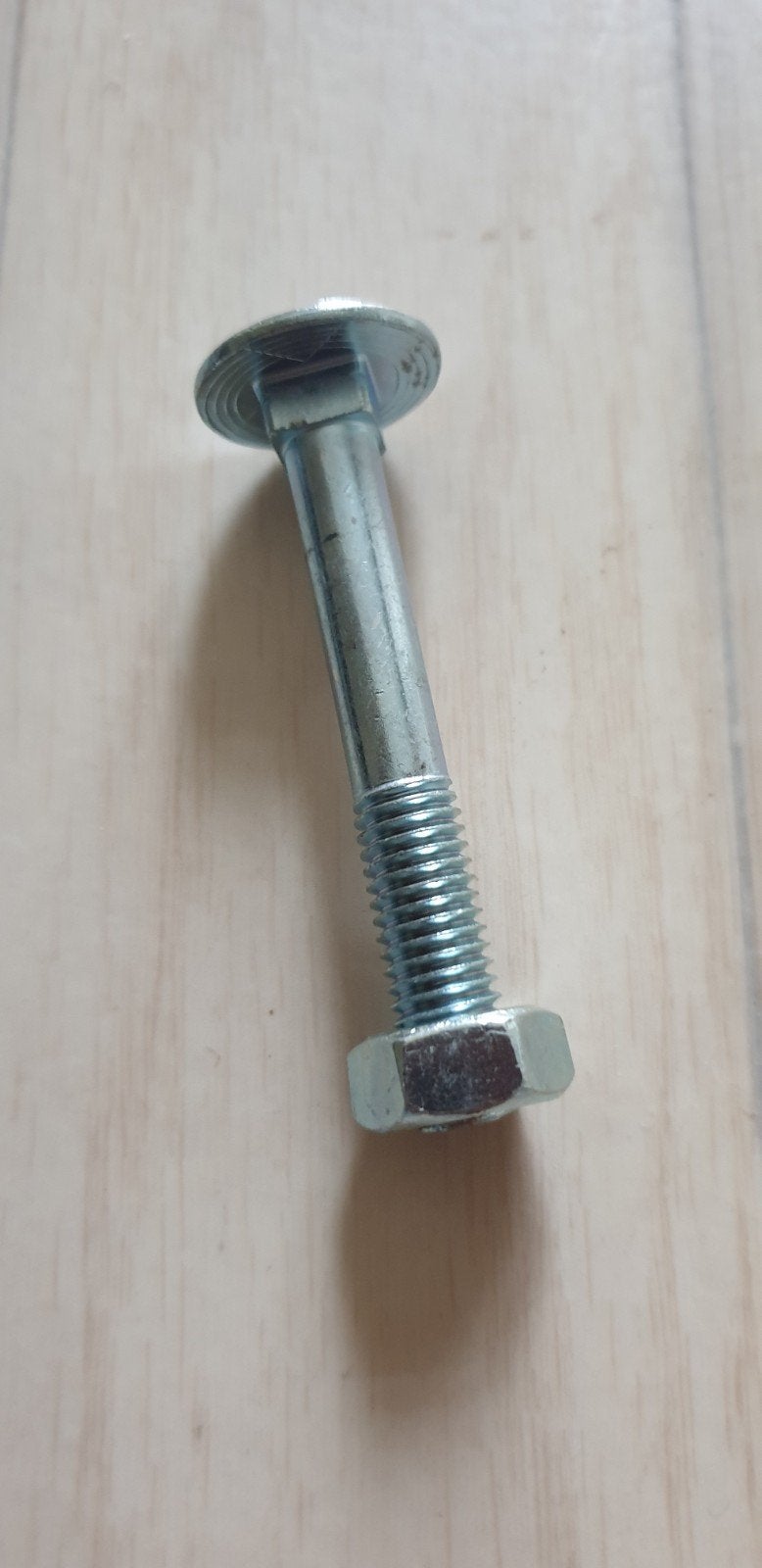 25 Nieuwe slotbouten met moer, 7 cm lang, 7 mm diameter, Ophalen of Verzenden, Nieuw, 50 tot 100 mm, Bouten of Moeren