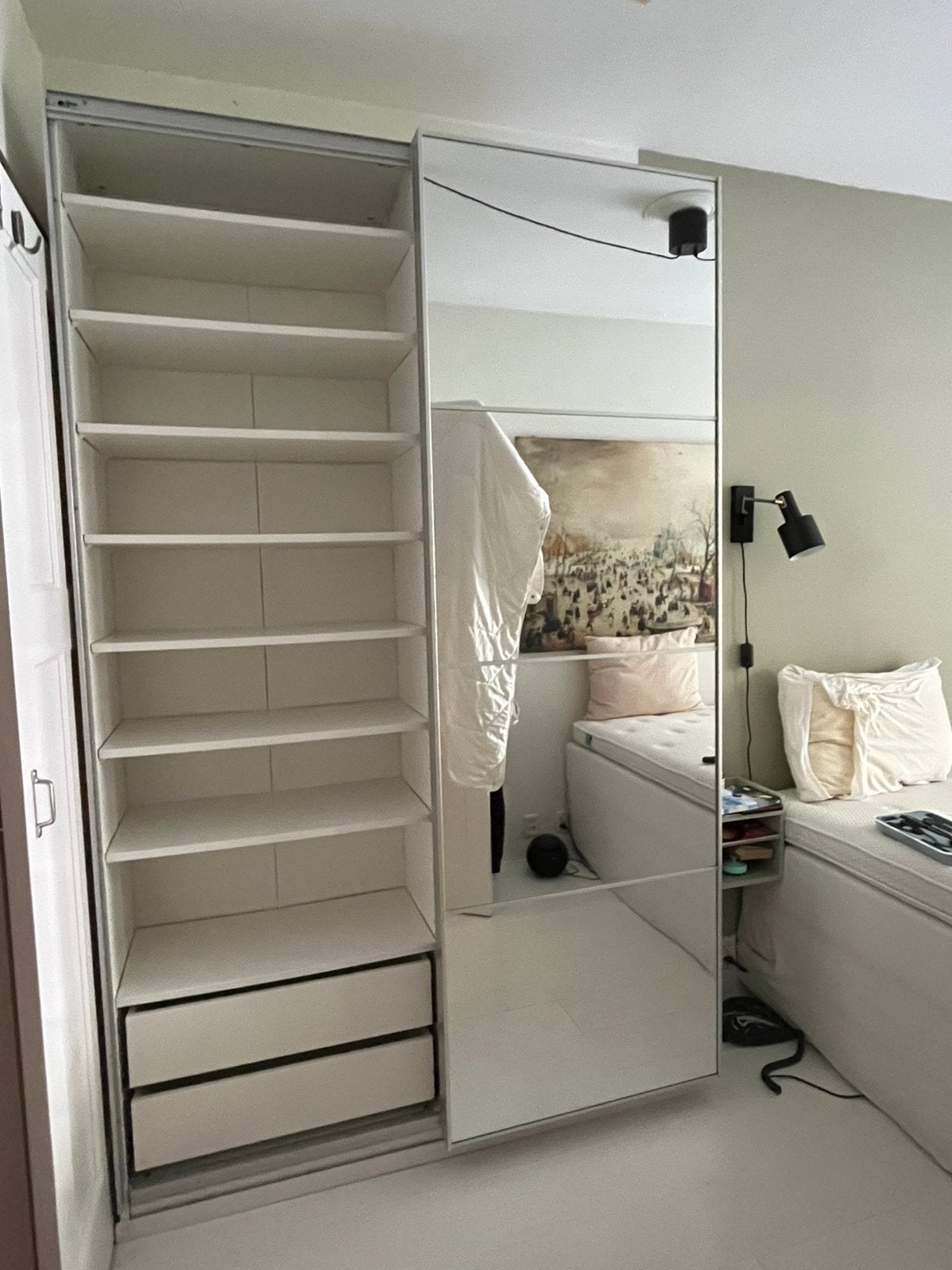 Prachtige Pax kast 150x237x35 zeer uitgebreid, Ophalen, Zo goed als nieuw, 50 tot 75 cm, 200 cm of meer