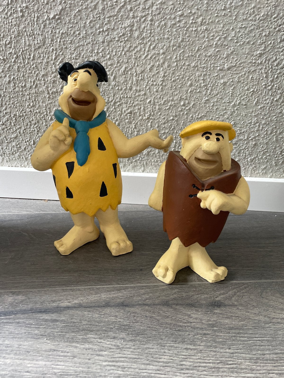 De Flintstones Beelden - Fred en Barney (25cm hoog), Ophalen of Verzenden, Gebruikt