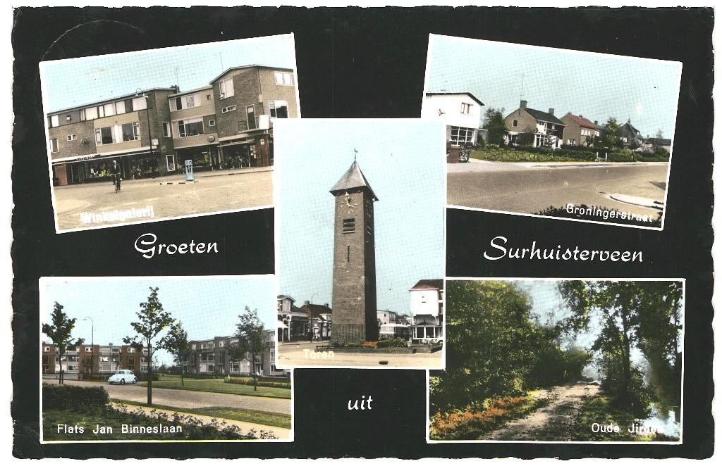 991337 Surhuisterveen Friesland 1961 Gelopen met postzegel, Ophalen of Verzenden, 1960 tot 1980, Gelopen, Friesland