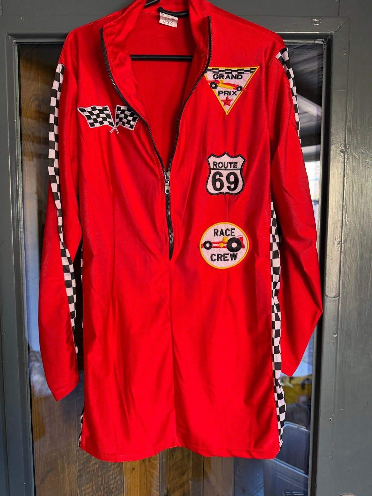 Racer kostuum - Race Crew - Maat S, Kleding | Dames, Carnavalskleding en Feestkleding, Carnaval, Ophalen of Verzenden, Zo goed als nieuw