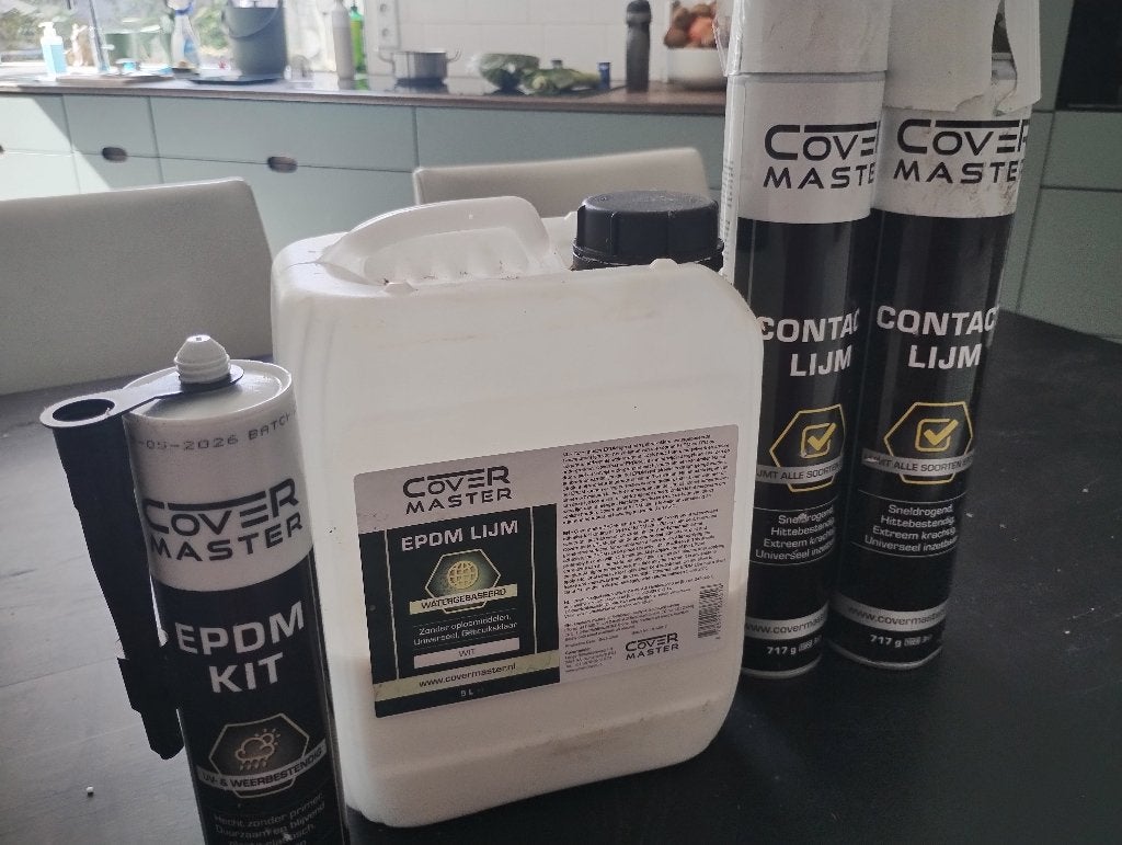Cover Master EPDM Lijm en Kit voor Dakbedekking, Overige materialen, Overige kleuren, Overige typen, Nieuw