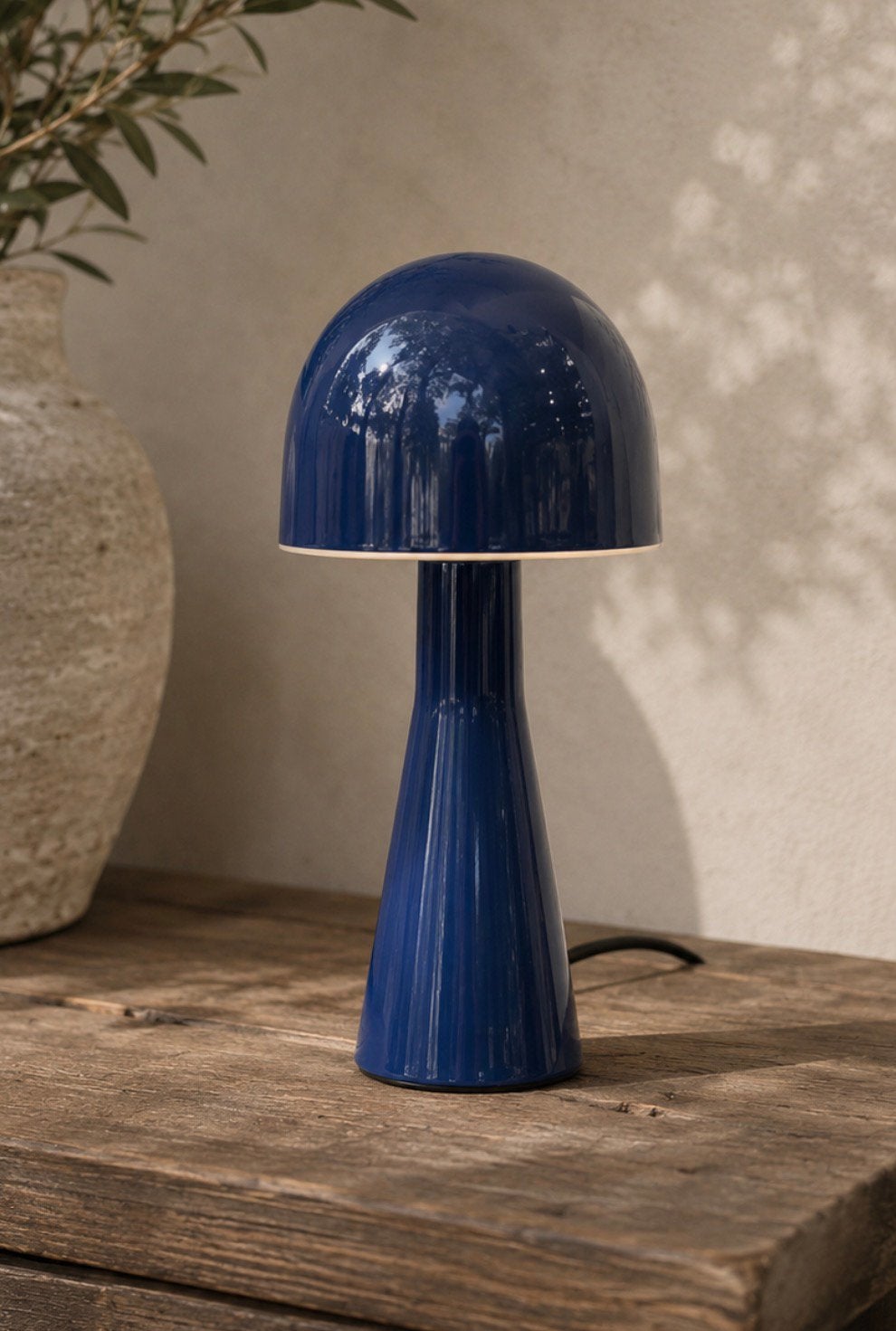 Blauwe vintage Lamp LeitMotiv, Verzenden, Nieuw