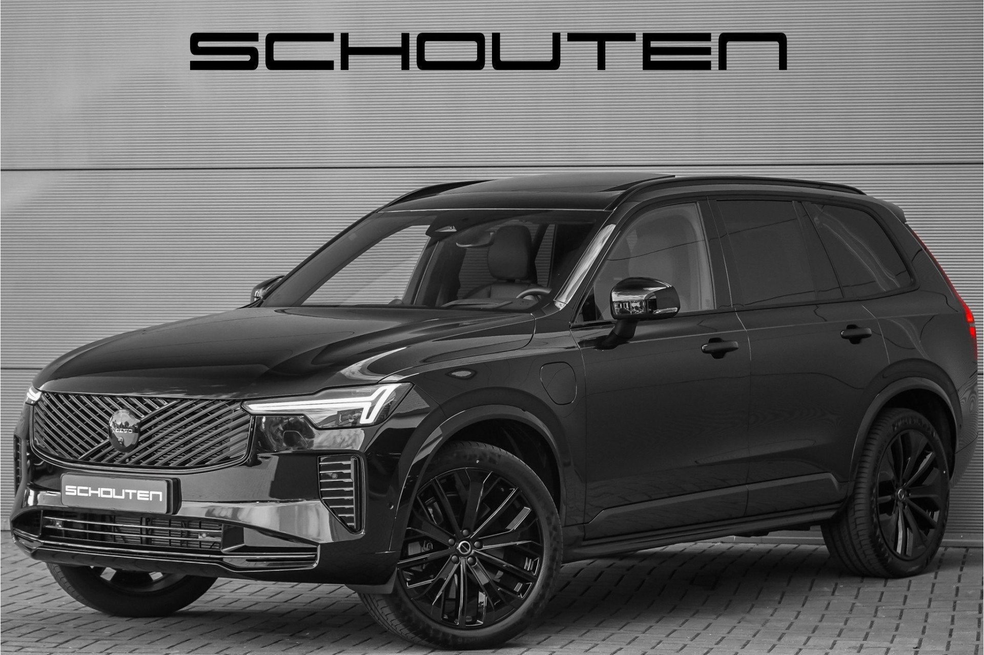 Volvo XC90 2.0 T8 Plug-in AWD Ultra Black 7p Model 2027 B&W, Auto's, 12 maanden, Gebruikt, 4 cilinders, 7 stoelen
