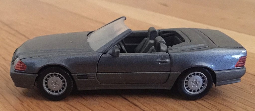 Schabak Modell 1250 Mercedes Benz 300 SL/24 500SL cabrio, Hobby en Vrije tijd, Modelauto's | 1:43, Ophalen of Verzenden, Gebruikt