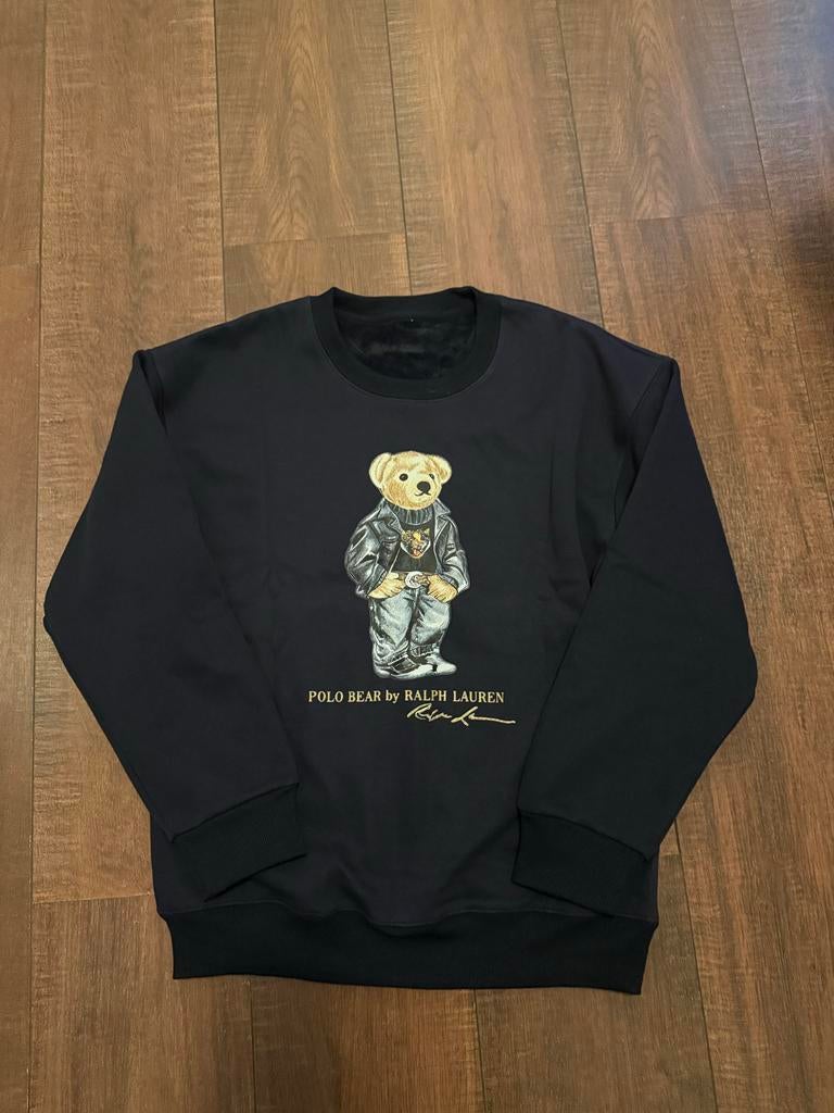 Ralph Lauren Polo Bear Sweater - Zwart, Kleding | Heren, Truien en Vesten, Ophalen of Verzenden, Zo goed als nieuw, Maat 48/50 (M)