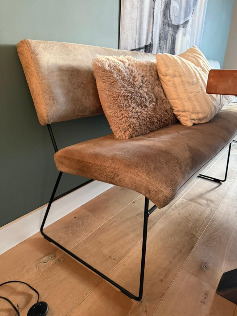 Eettafel bank, Huis en Inrichting, Banken | Sofa's en Chaises Longues, Ophalen, Zo goed als nieuw, 75 tot 100 cm