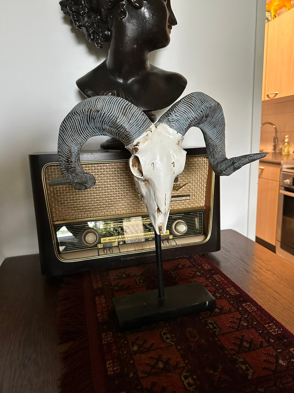 Decoratieve schedel van ram / moeflon / schaap, Ophalen of Verzenden