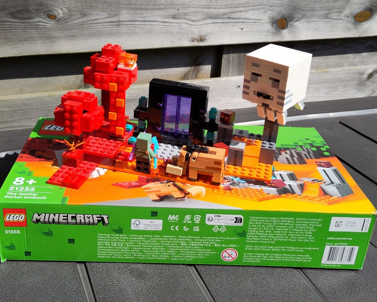 Lego Minecraft The Nether Portal Ambush, Ophalen of Verzenden, Zo goed als nieuw