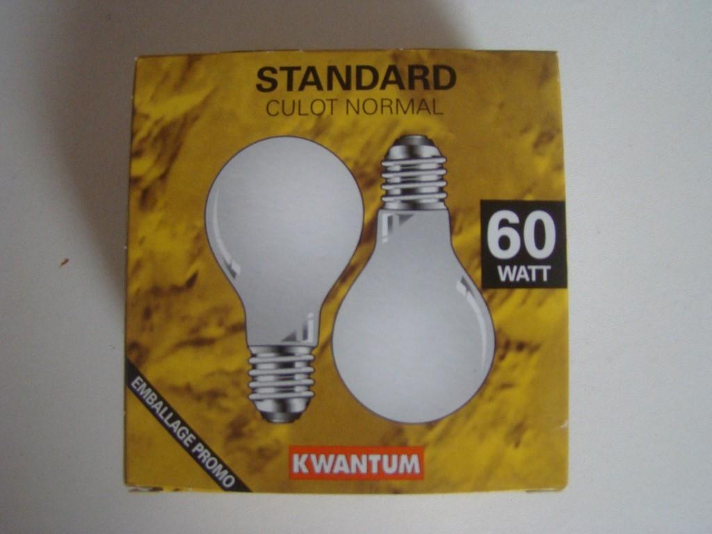 gloeilamp   ~  standaardlamp  van Kwantum, Gloeilamp, 60 watt of meer, Nieuw, E27 (groot)