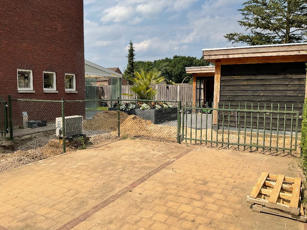 Hekwerk 1x poort 3m en 1x poort 1,5m, Ophalen, Gebruikt, IJzer, Met poort