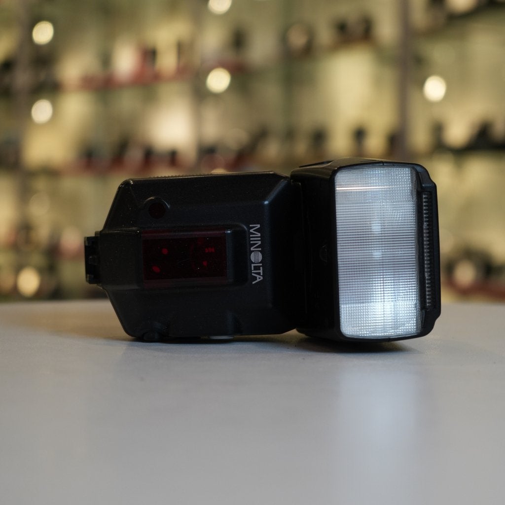 Minolta 5600 HS flitser (Hoofddorp), Audio, Tv en Foto, Fotografie | Flitsers, Kantelbaar, Niet ingevuld, Ophalen of Verzenden