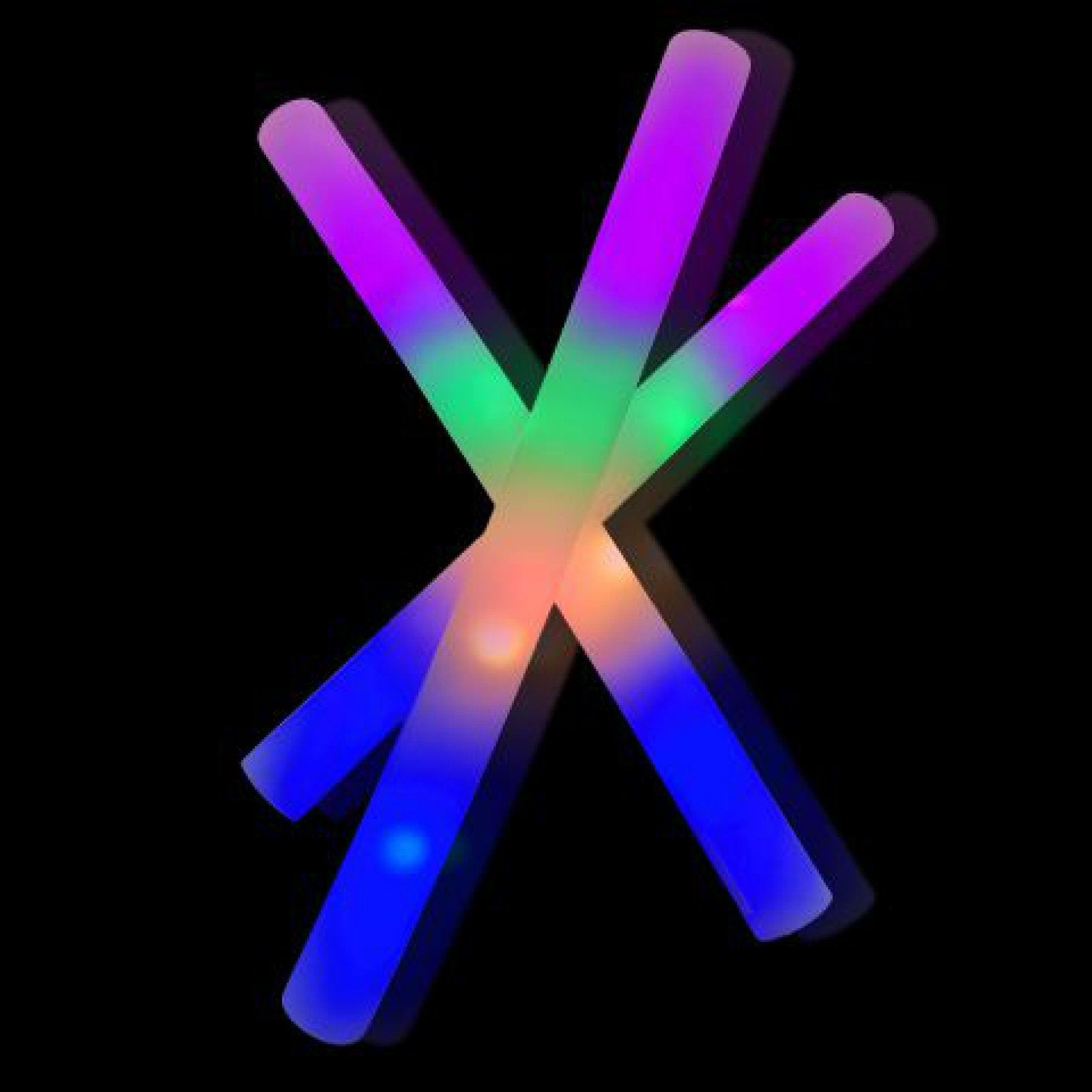 20x LED Foam Sticks - Feest, Bruiloft, Disco, Ophalen of Verzenden, Nieuw, Feestartikel, Geboorte of Huwelijk