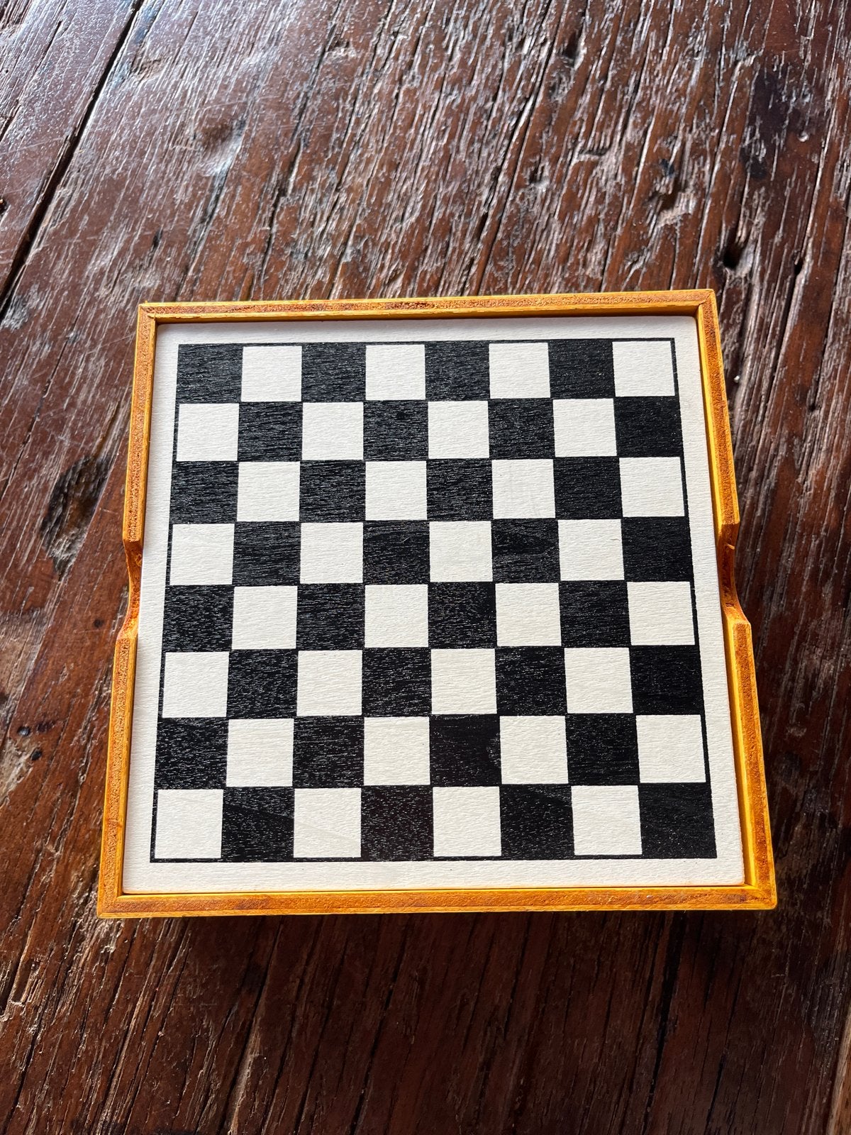 Tactic Houten Reis Schaakspel - Compact en Compleet, Een of twee spelers, Ophalen of Verzenden, Zo goed als nieuw, Reisspel