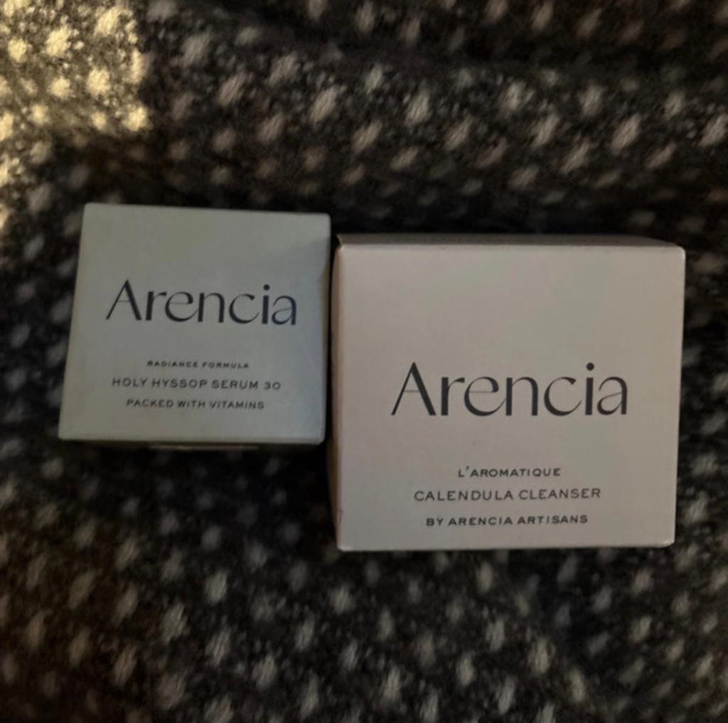 Arencia Holy Hyssop Serum & Calendula Cleanser Set, Verzenden, Nieuw, Gehele gezicht, Verzorging