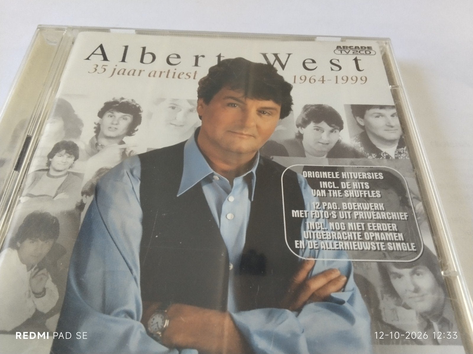 Albert West - 35 jaar artiest 1964-1999 (2CD), Gebruikt, Pop, Inclusief boekje, Ophalen of Verzenden