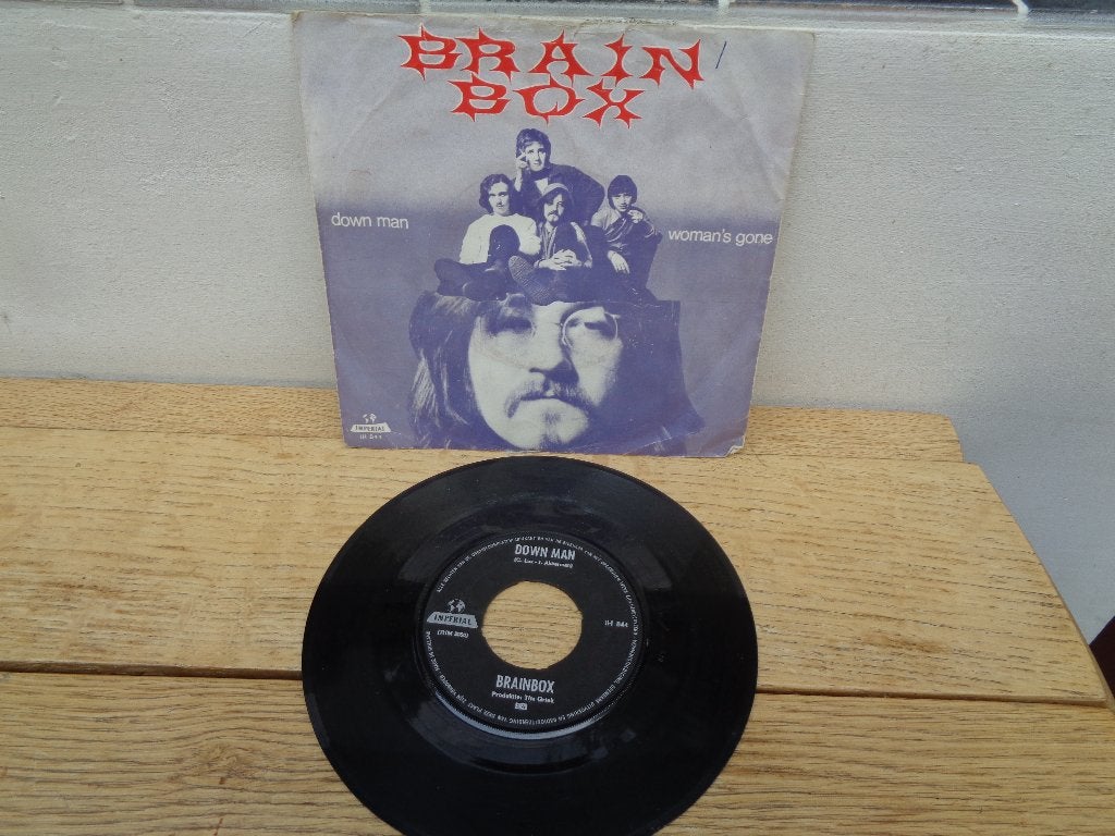 Brainbox single "Down Man" [Nederland-1969], Gebruikt, Verzenden, 7 inch, Fotohoes
