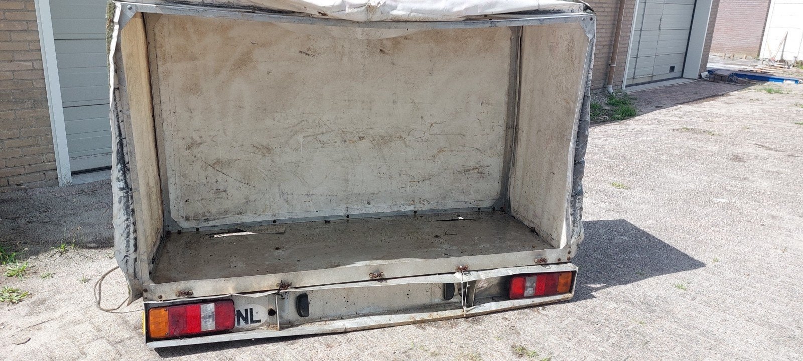 Fietsendrager aluminium 2m breed/1,2m H/0,8m diep. Bus/grote, Ophalen, Dakdrager