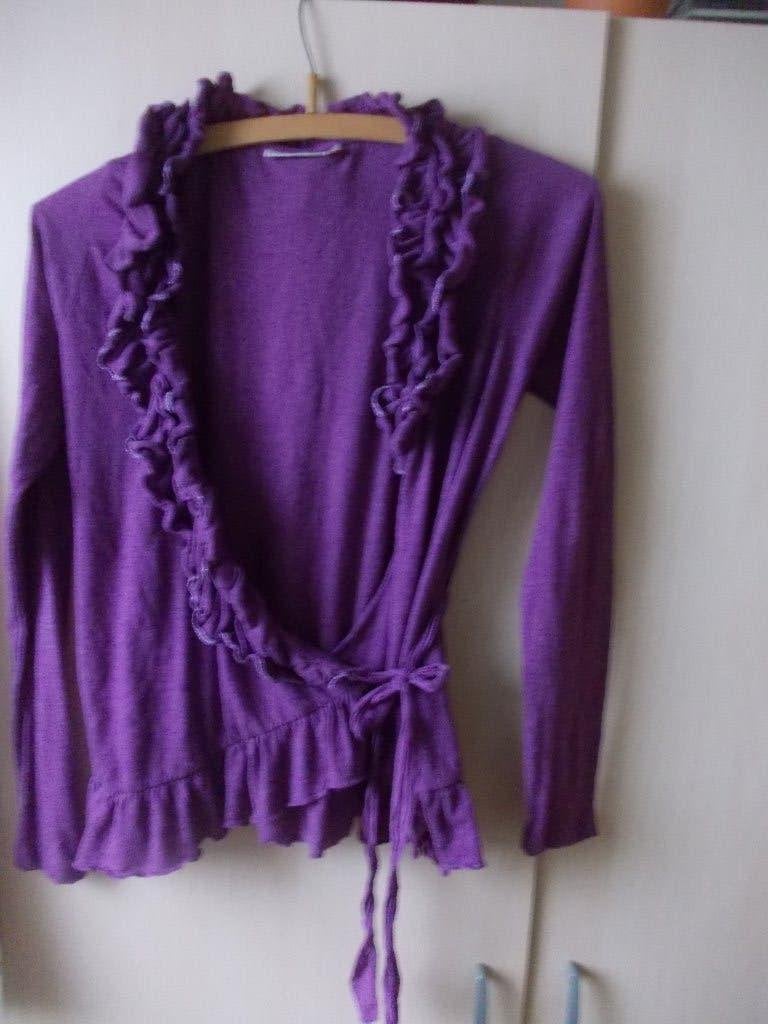 Leuk en mooi wikkelvest/top van Didi, maat XS, Kleding | Dames, Ophalen, Paars, Didi, Zo goed als nieuw