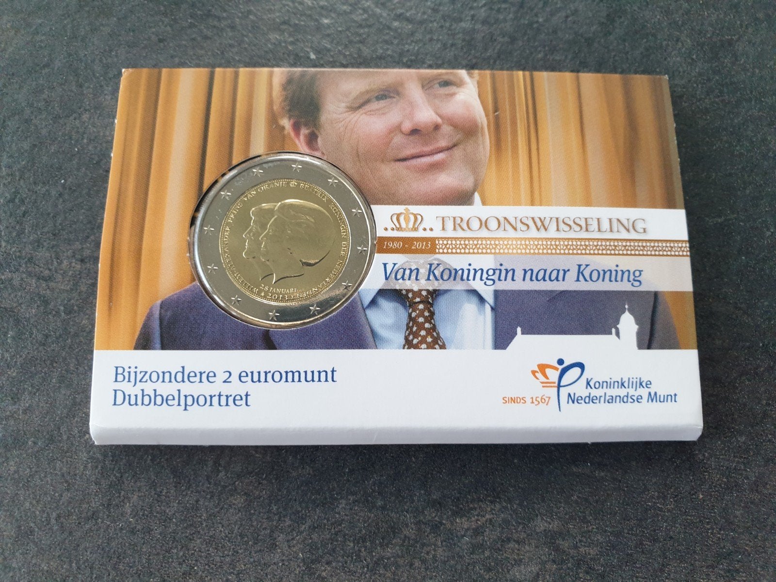2 euro coincard Nederland Dubbelportret 2013 UNC, Postzegels en Munten, Munten | Nederland, Ophalen of Verzenden, Koningin Beatrix