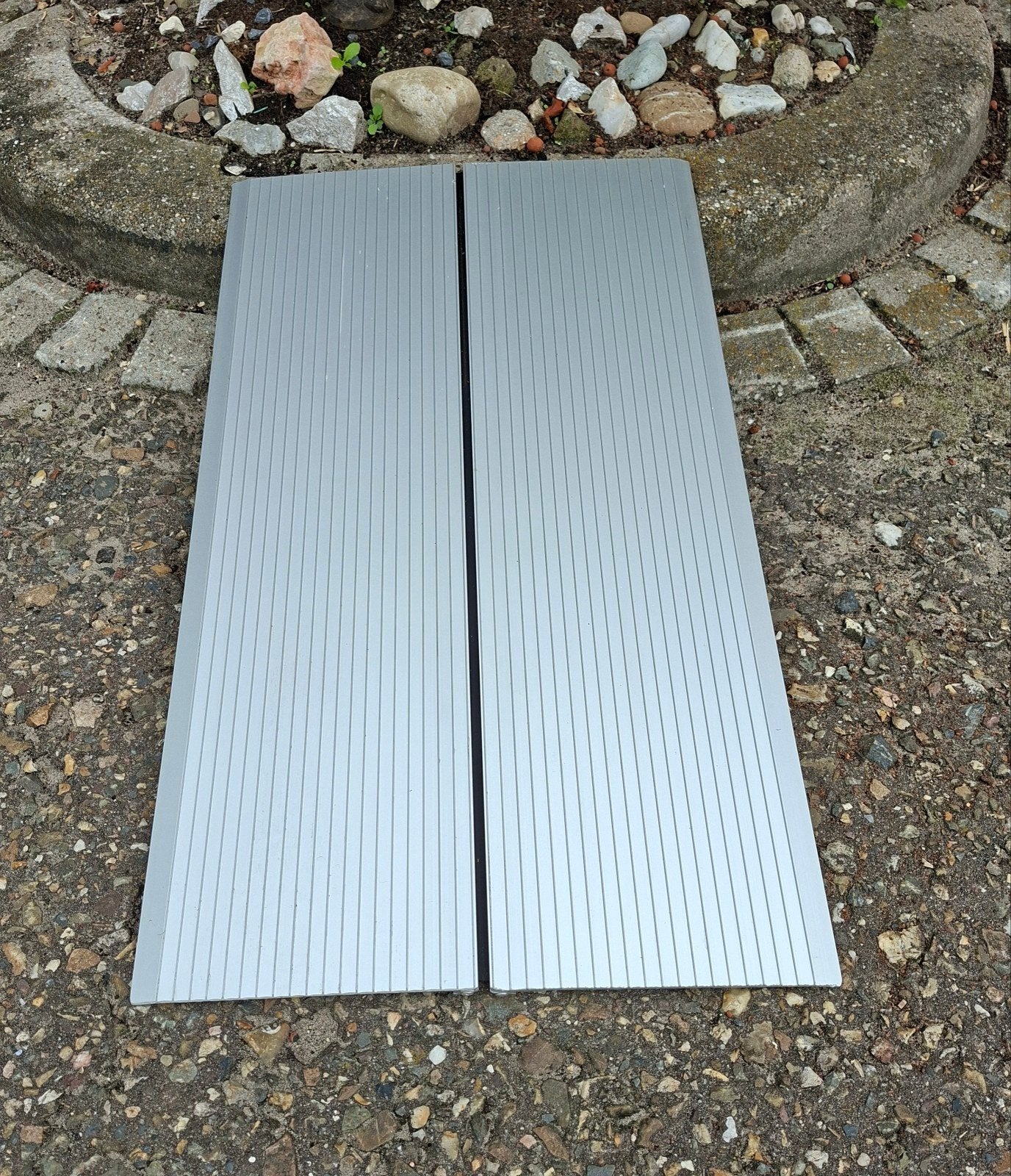 Aluminium drempel plaat, Ophalen