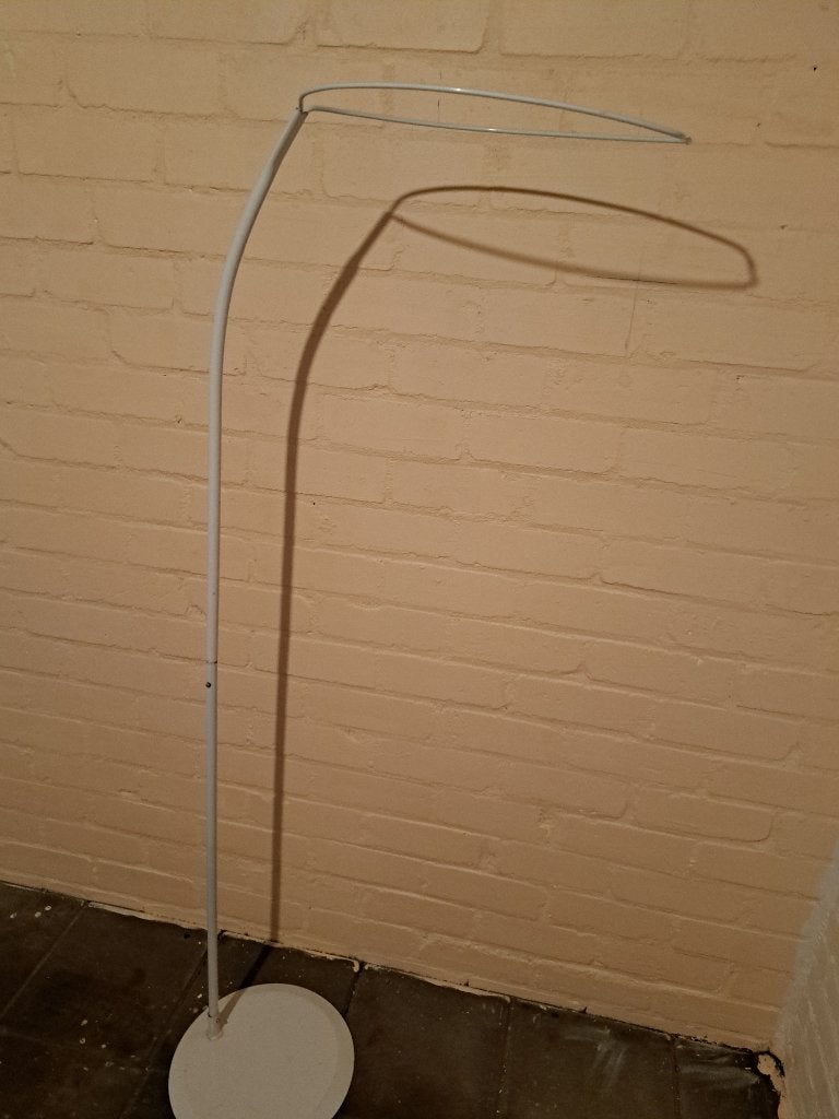 Hemelbed 120x 150 cm met witte hemelstang, kussensloop, Ophalen, Jongetje of Meisje, Dekbedovertrek, Oranje