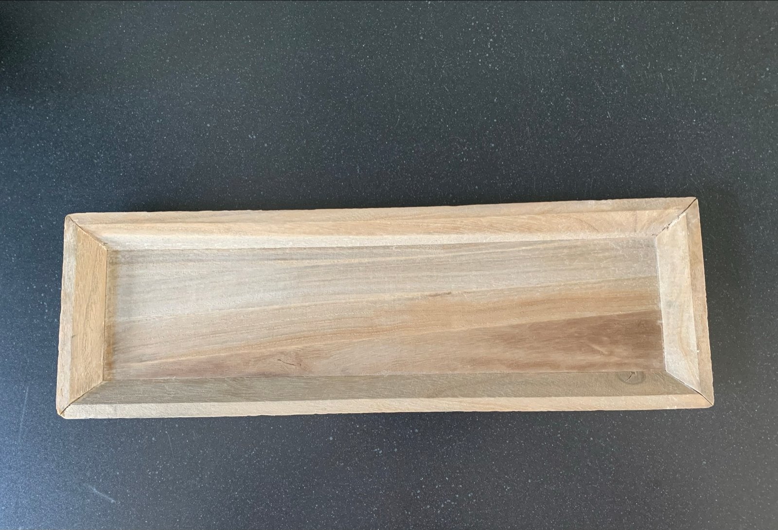 Houten decoratieve schaal / dienblad, Hout, Gebruikt, Ophalen of Verzenden, Landelijk
