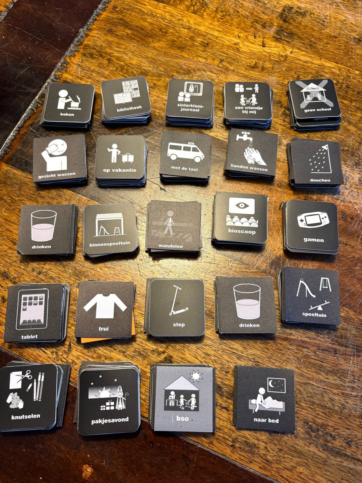Magnetische Pictogrammen  - Visuele ondersteuning, Ophalen, Gebruikt, Jongen of Meisje