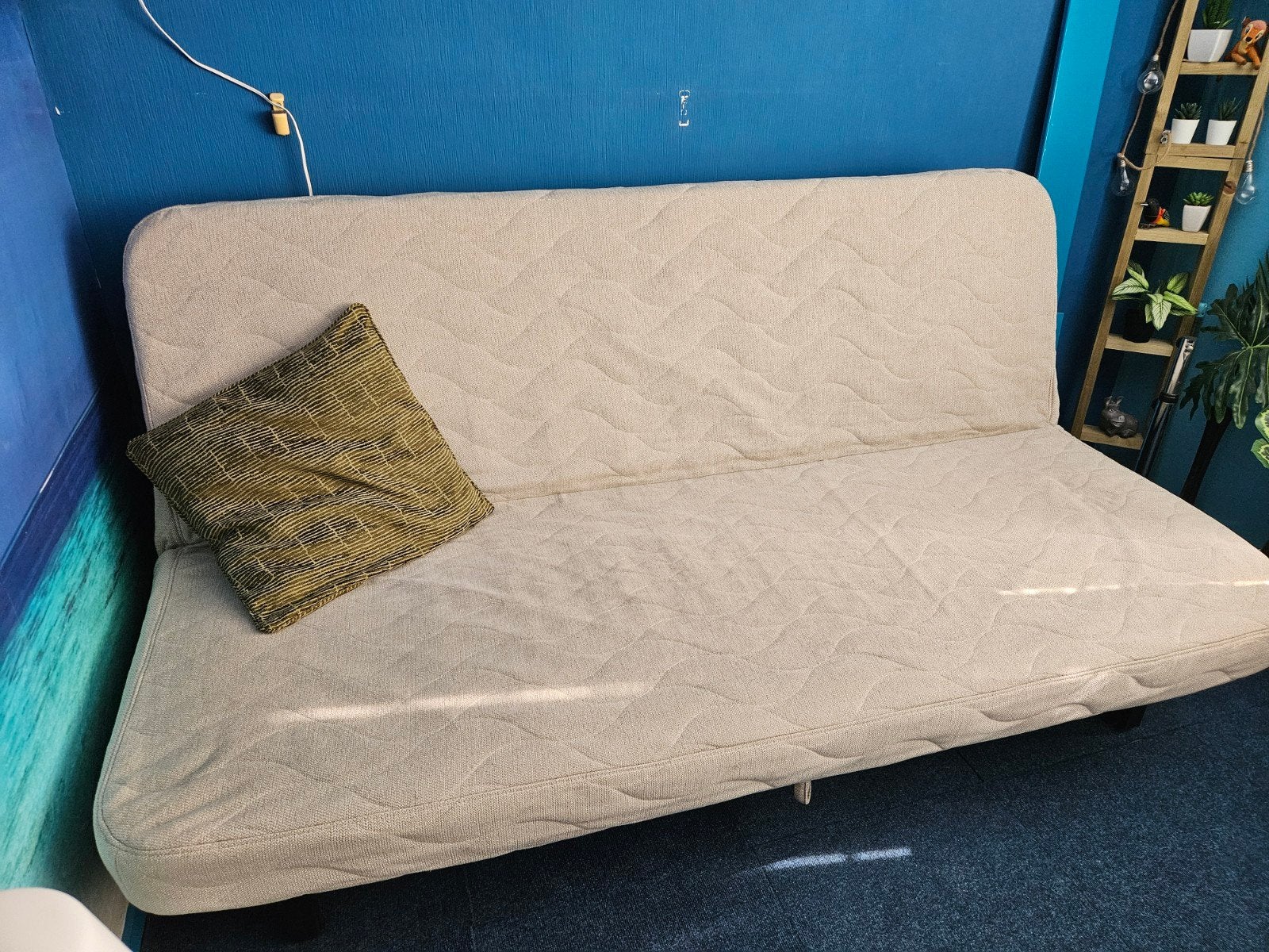 Slaapbank als nieuw 2 persoons, Ophalen, Tweepersoons, 140 cm, Zo goed als nieuw