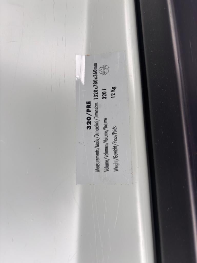 Dakkoffer 320l, Auto diversen, Dakkoffers, Ophalen of Verzenden, Zo goed als nieuw