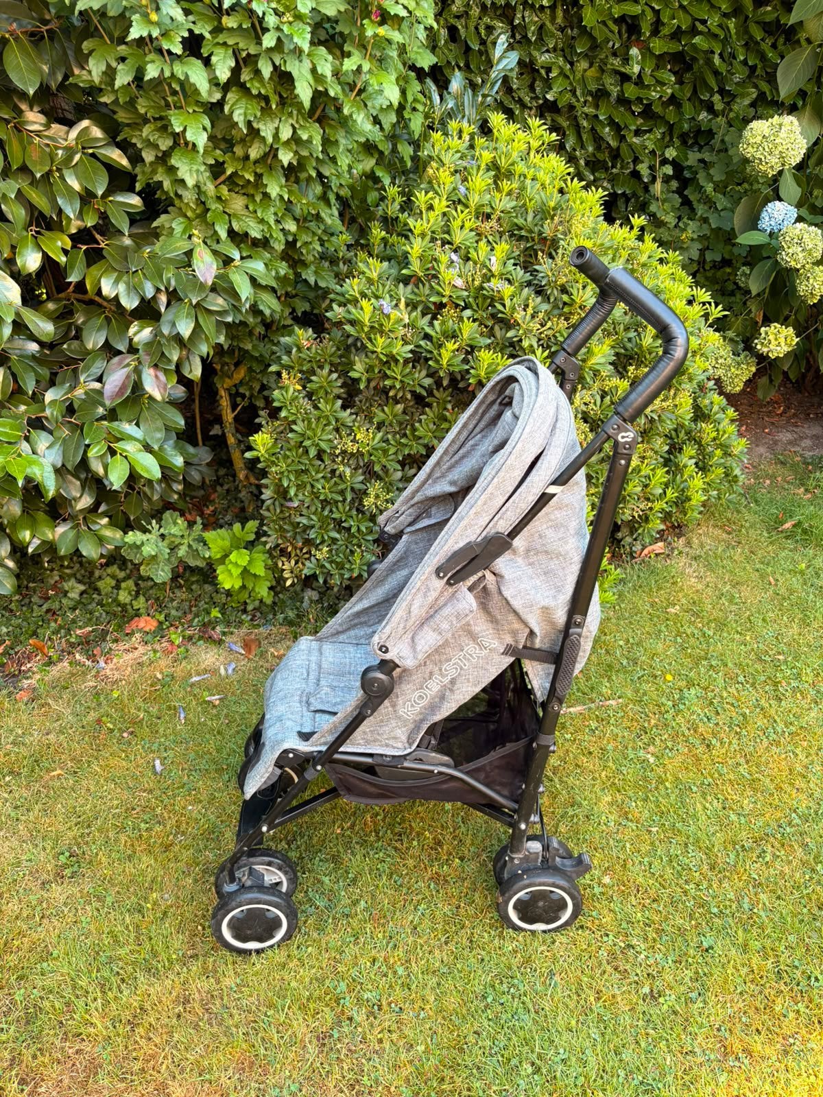 Koelstra buggy grijs, Ophalen, Zo goed als nieuw, Koelstra, Verstelbare rugleuning