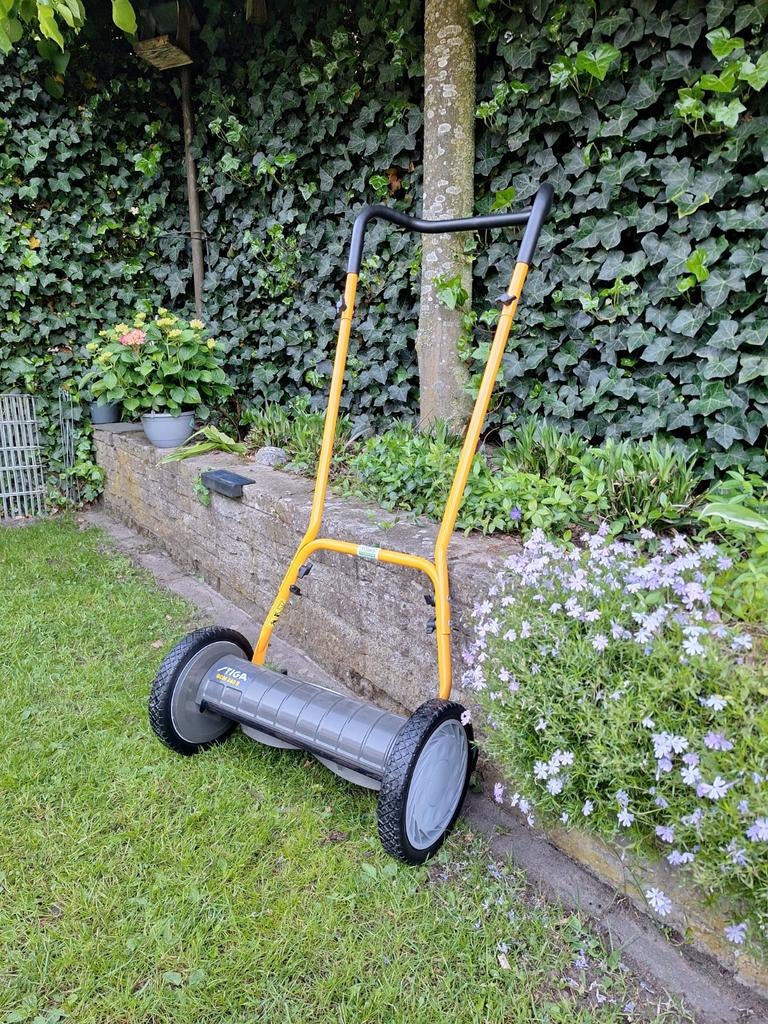 Mooie nieuwe Stiga SCM 240 R hand grasmaaier, Tuin en Terras, Grasmaaiers, Ophalen, Handgrasmaaier, Stiga, Zo goed als nieuw