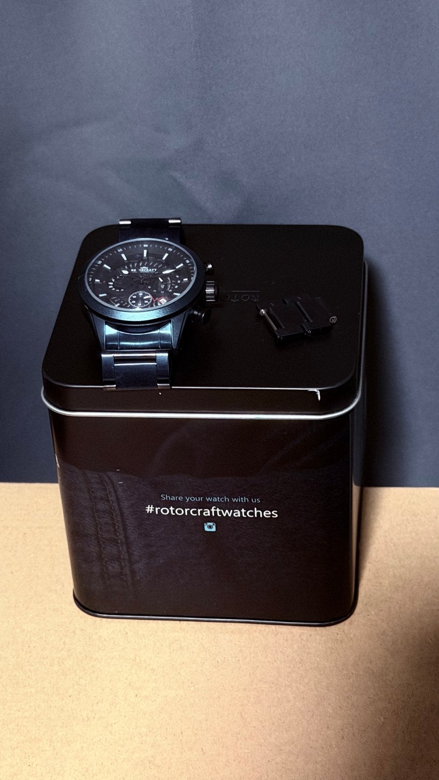 Rotorcraft Cockpit Series RC2201 Blue Edition Horloge, Staal, Polshorloge, Overige materialen, Zo goed als nieuw