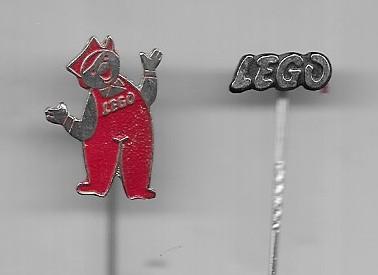 LEGO SPEELGOED BOUWSTENEN SPELDEN 2 STUKS, Ophalen of Verzenden, Gebruikt, Merk, Speldje of Pin