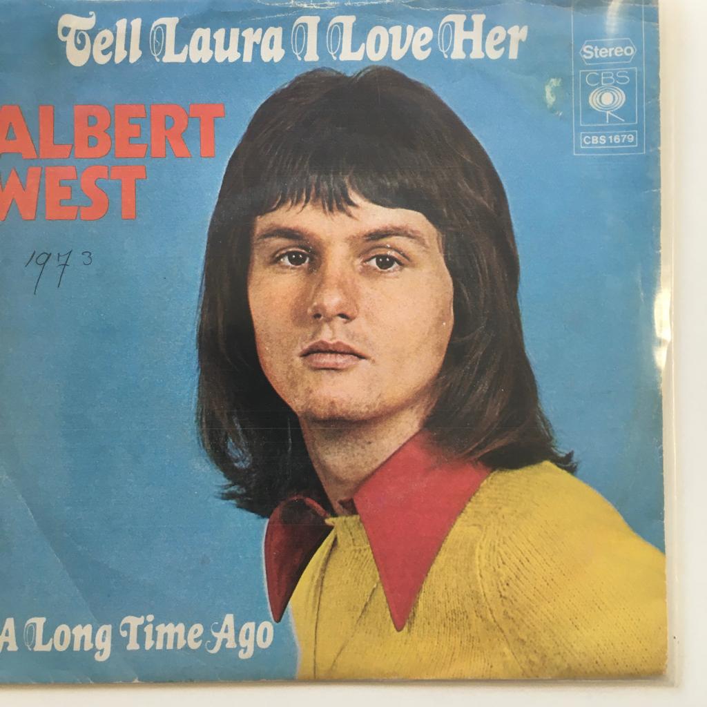 DBABC Albert West 2 singles  €2, Fotohoes, Ophalen of Verzenden, Gebruikt, Pop