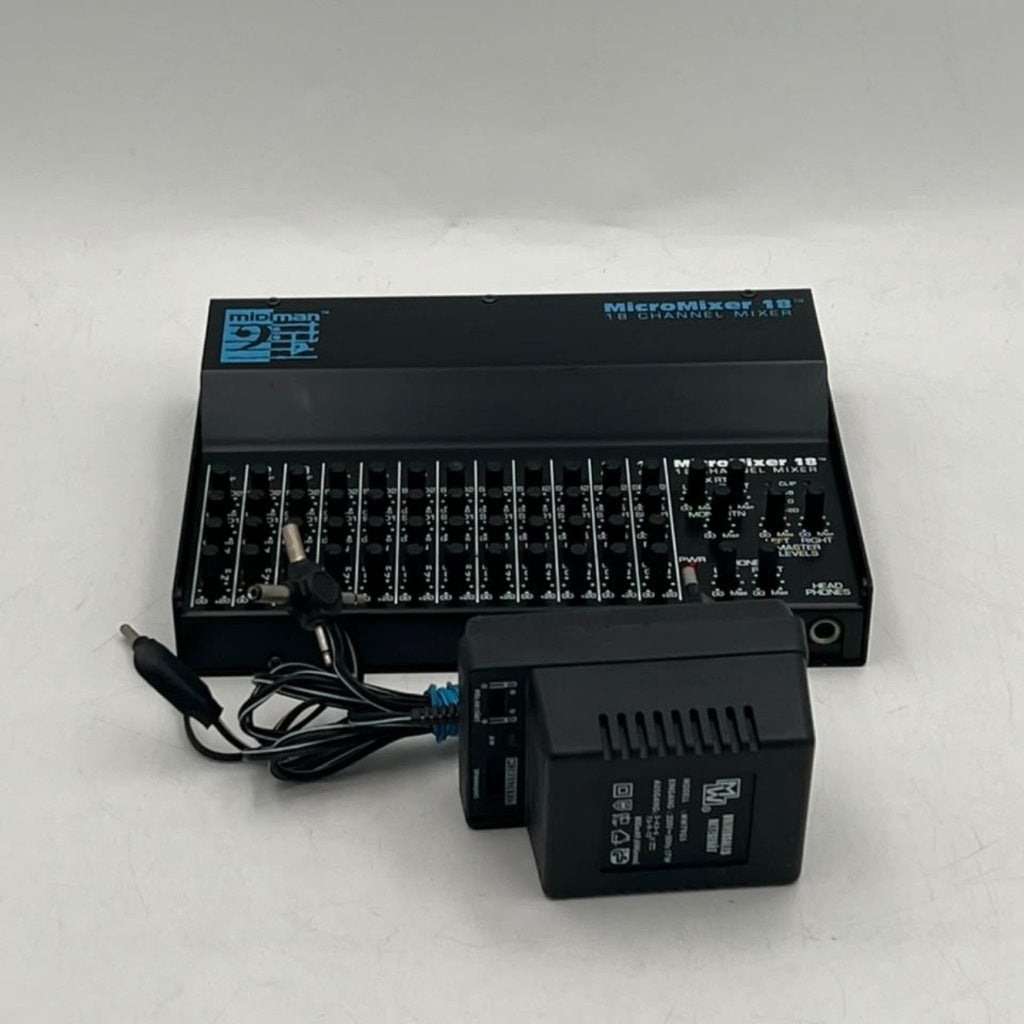 Midiman Micromixer 18 - 18 kanaals mixer - Vintage audio, Flex Ltd., Zo goed als nieuw, https://flex.com/contact-us, Nobelstraat 10, 5807 GA Oostrum LB, Limburg, Nederland