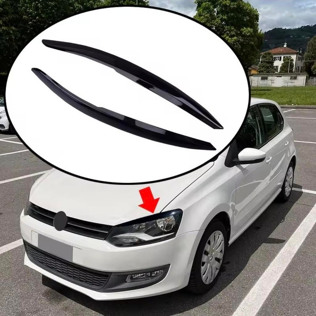 Volkswagen polo booskijkers zwart, Ophalen of Verzenden