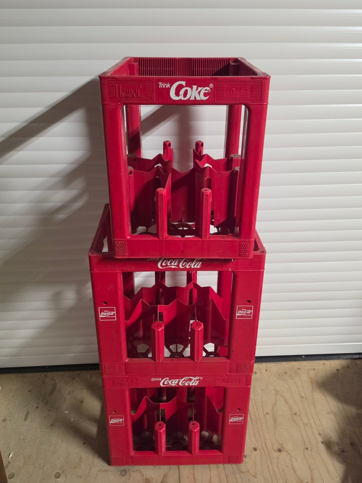 Vintage Coca-Cola Kratten - Rood (3 stuks), Doe-het-zelf en Verbouw, Ophalen, Gebruikt, Minder dan 50 cm, Minder dan 40 cm