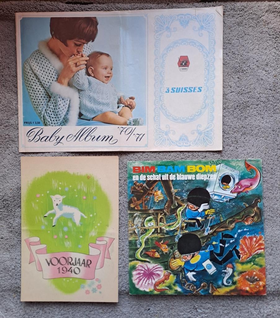 Vintage breiboeken: Baby Album 70/71, Swift 1940, Biotex, Ophalen of Verzenden, Gebruikt, Gebruiksvoorwerp
