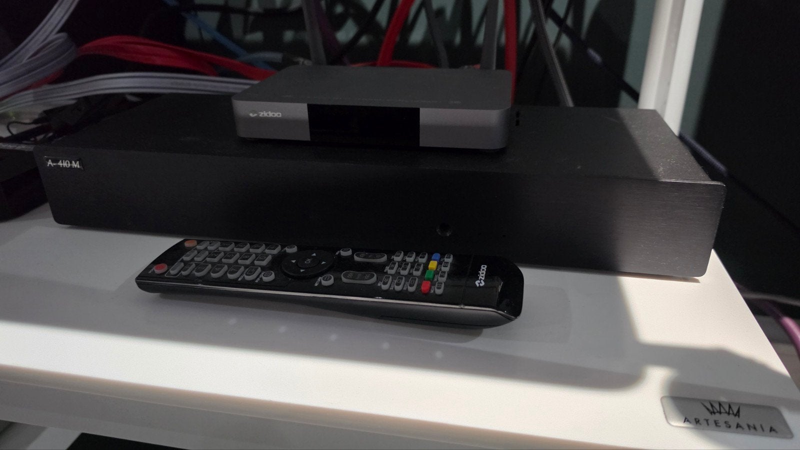 Zidoo Z9X 4K met unieke Moovika voeding/Popcorn Hour A-410M, Audio, Tv en Foto, Ophalen of Verzenden, Gebruikt, HDMI, Zonder harde schijf