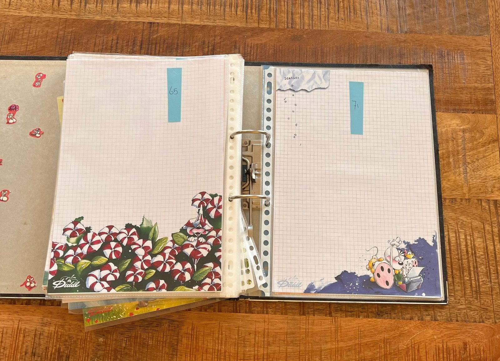 Twee volle Diddl mappen, Verzamelen, Diddl, Ophalen of Verzenden, Zo goed als nieuw, Papier, Kaart of Schrift