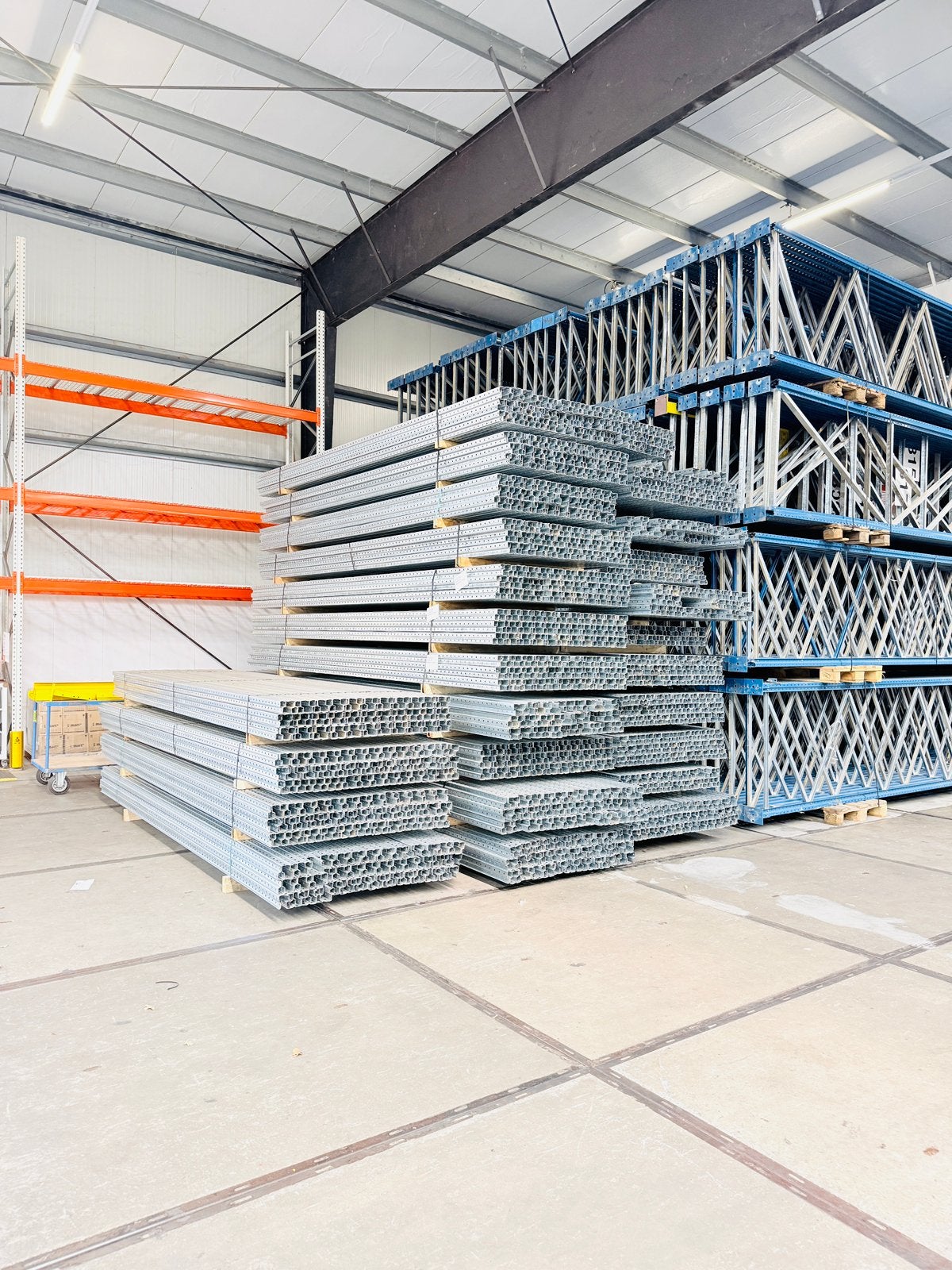 Gebruikt Dexion P90 palletstelling liggers frames verzinkt, Ophalen of Verzenden