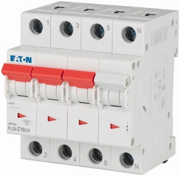 Automaat C10A 3P+N 6kA, Verzenden, Nieuw