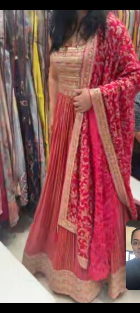 Bollywood style 2 deling jurk, Kleding | Dames, Ophalen of Verzenden, Zo goed als nieuw, Maat 38/40 (M), Overige typen