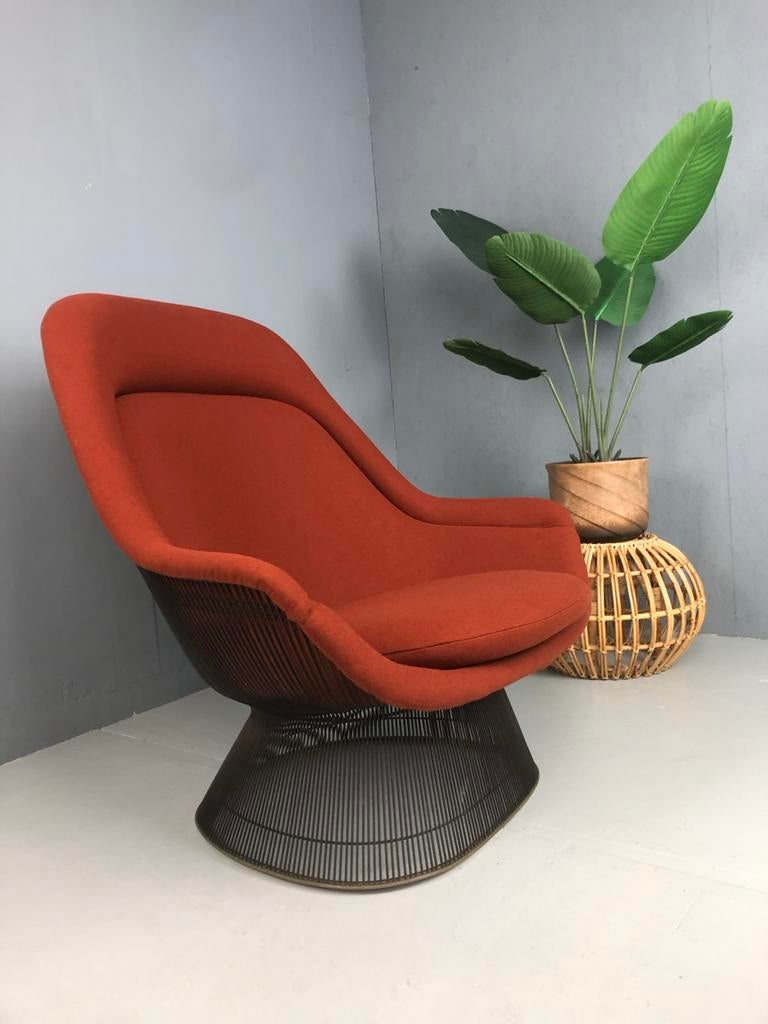 Knoll Warren Platner Lounge Chair 1705 -  vintage design, Ophalen of Verzenden, Metaal