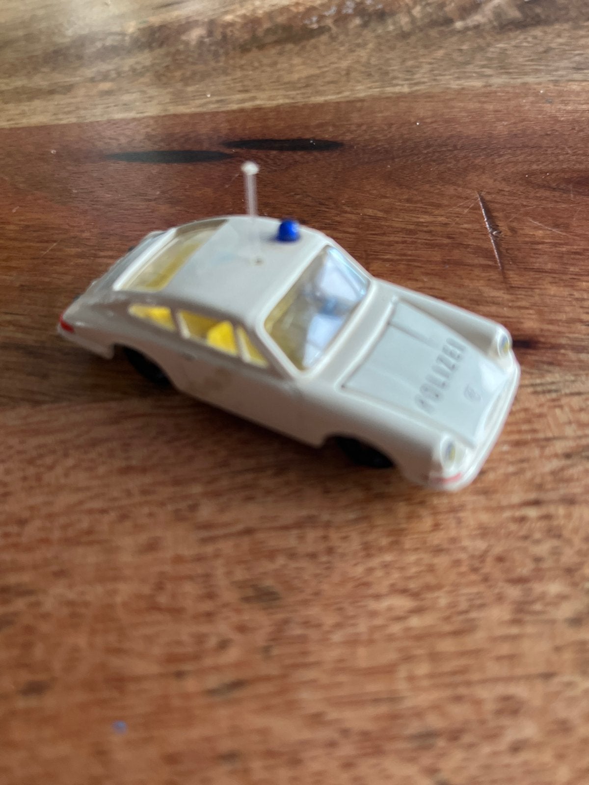 Siku V235 Porsche 901 Polizei - Vintage Speelgoedauto, Ophalen of Verzenden, Gebruikt