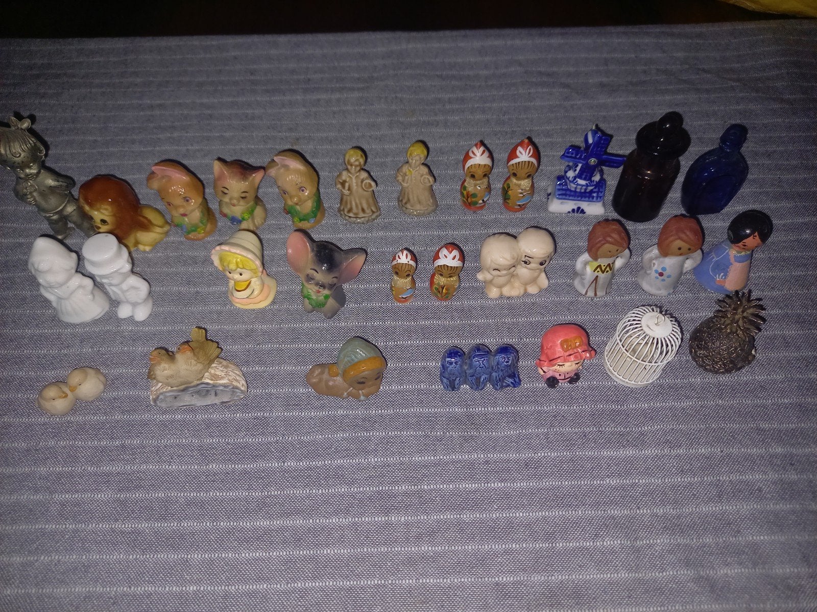 Diverse letterbak beeldjes - alles in 1 koop, Verzamelen, Poppetjes en Figuurtjes, Ophalen of Verzenden, Gebruikt